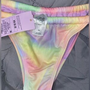 Wild Fable Pastel Tie-Dye Bikini Bottom
